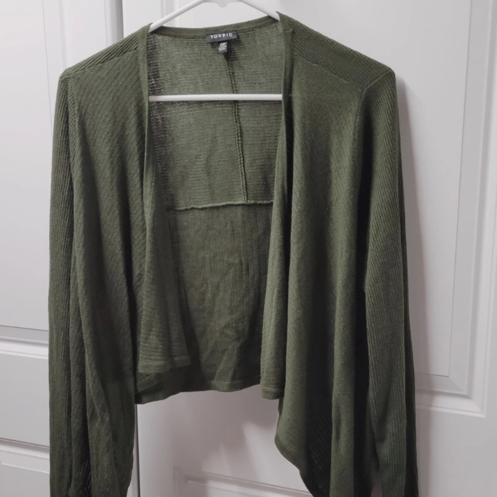 Torrid Cardigan Sweater Women's Size: 00 Cute Open Fronts